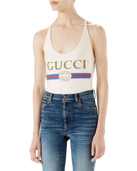 Gucci logo bodysuit